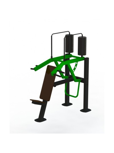 Тренажер Люкс "Жим Під Кутом Вгору Сидячи"